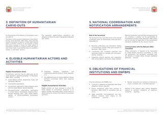 Advisory on Humanitarian Exemptions January 2022